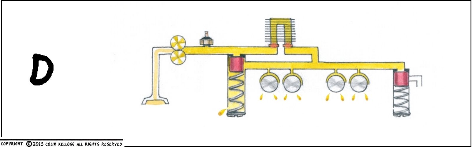 VW TYPE 1 TYPE 3 1967 & LATER DOOR LOCK MECHANISM OIL LUBRICATION HOLE